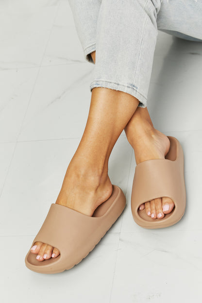 NOOK JOI In My Comfort Zone Slides in Beige