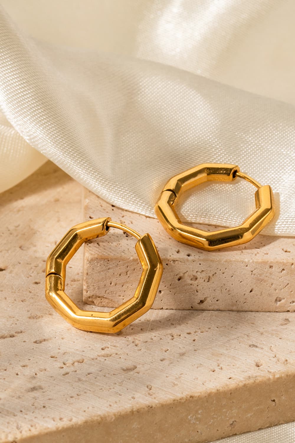 Geometric Stainless Steel Earrings