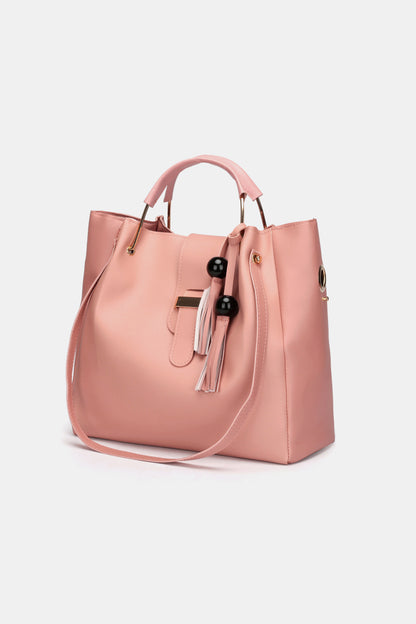 2-Piece PU Leather Bag Set