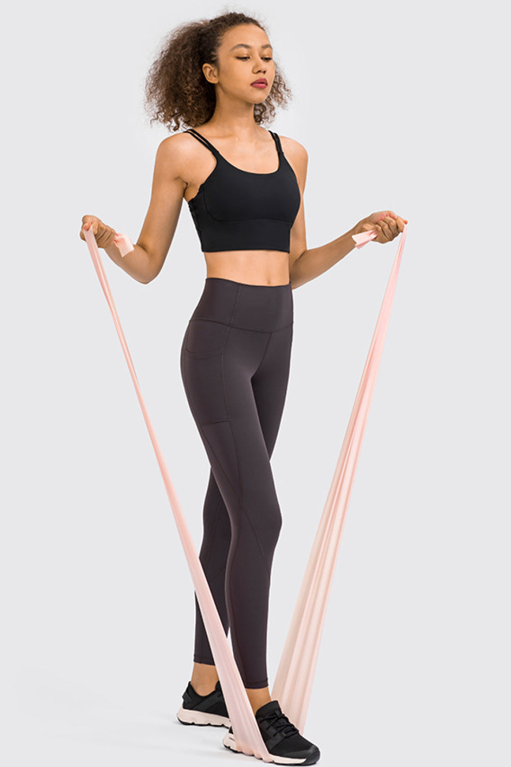 High Rise Yoga Leggings with Side Pocket