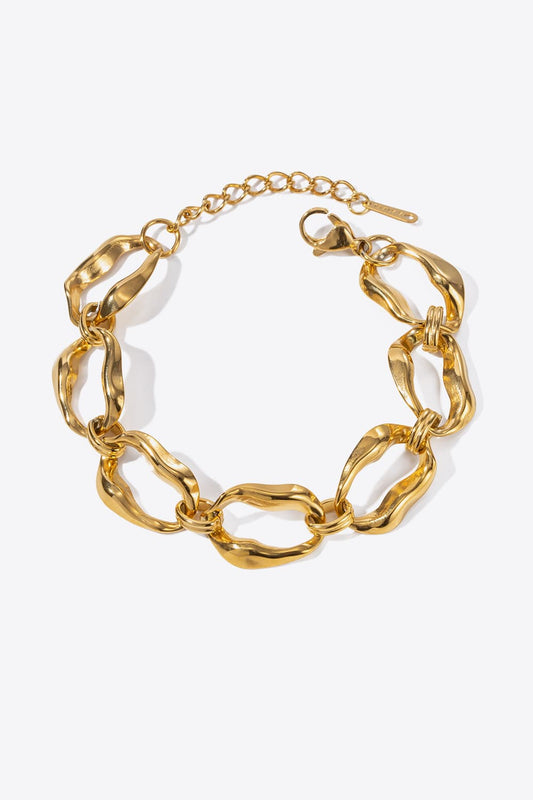 18K Gold-Plated Stainless Steel Bracelet