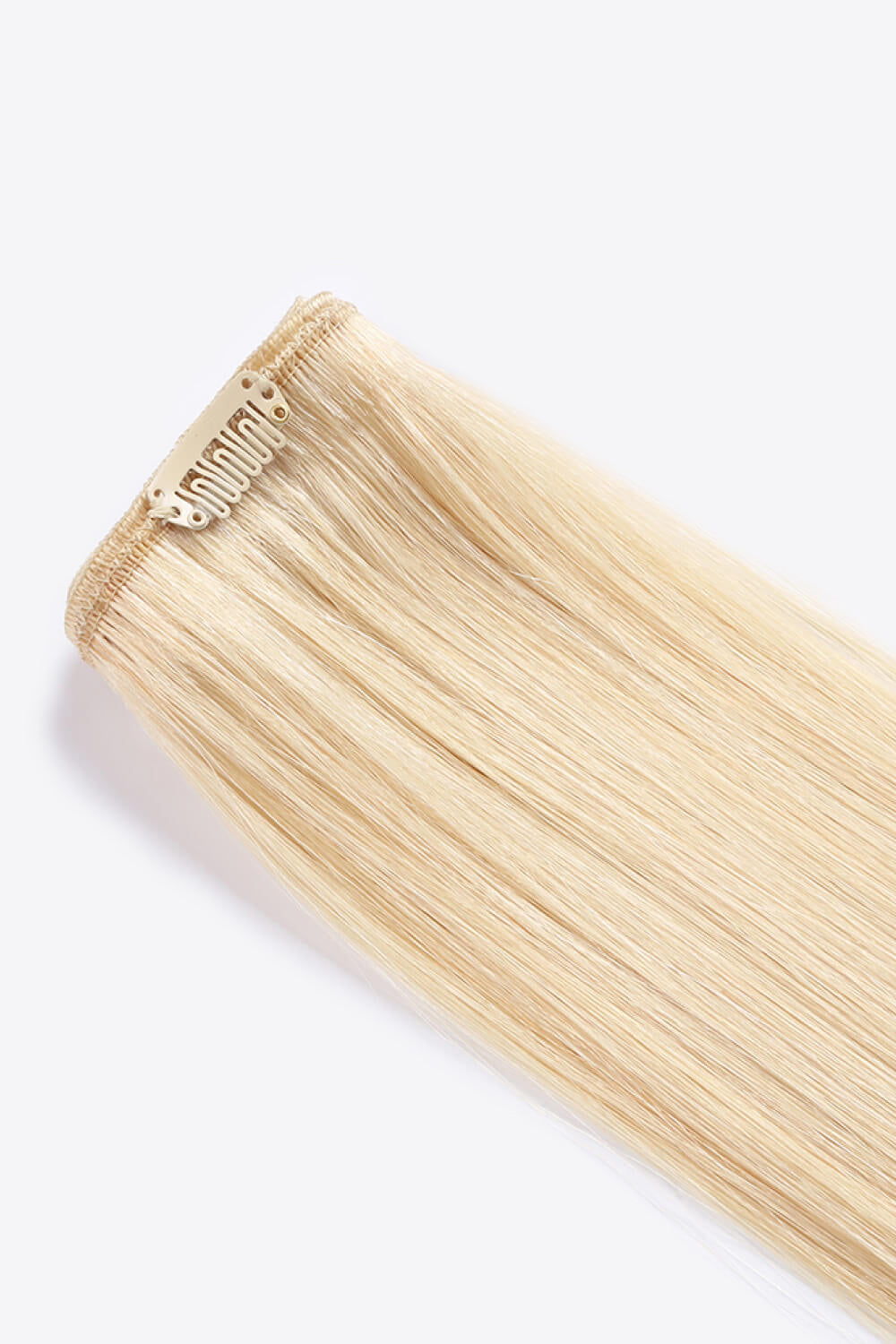 16" 110g Clip-in Hair Extensions Indian Human Hair in Blonde